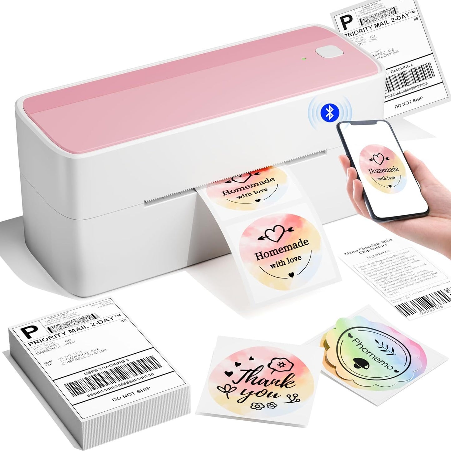 Phomemo PM241-BT Bluetooth Label Printer