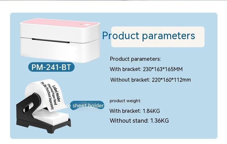Phomemo PM241-BT Bluetooth Label Printer