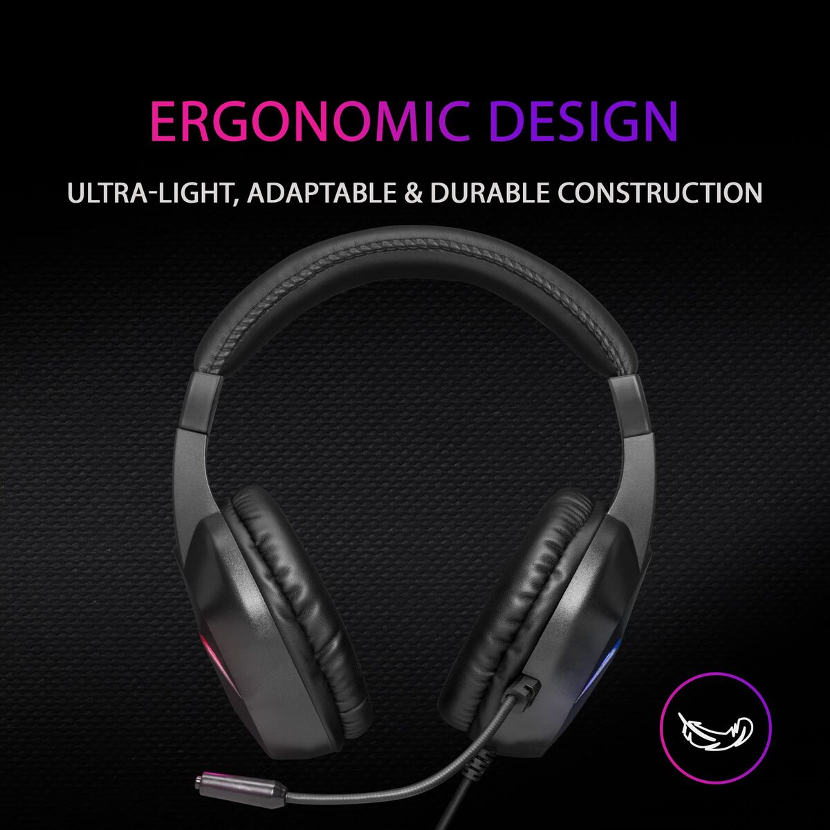 Gaming Earpiece with Microphone Mars Gaming MH122 Black