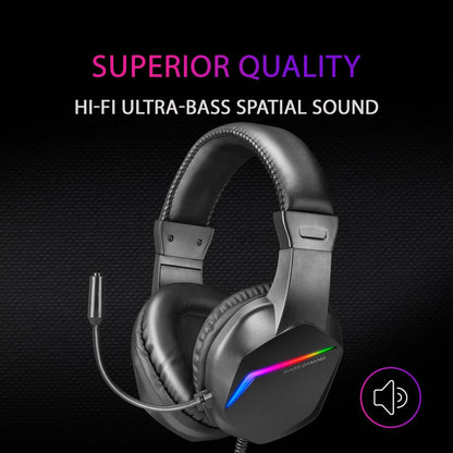 Gaming Earpiece with Microphone Mars Gaming MH122 Black