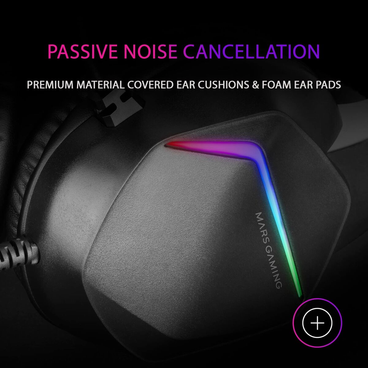 Gaming Earpiece with Microphone Mars Gaming MH122 Black