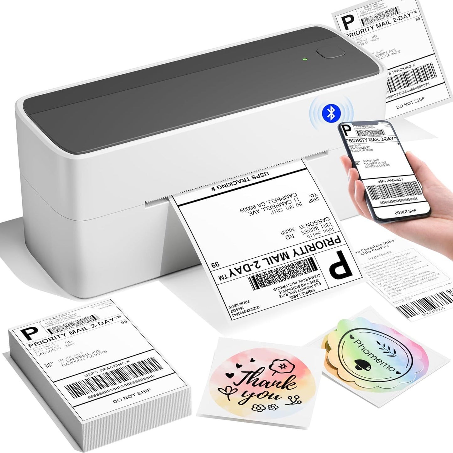 Phomemo PM241-BT Bluetooth Label Printer